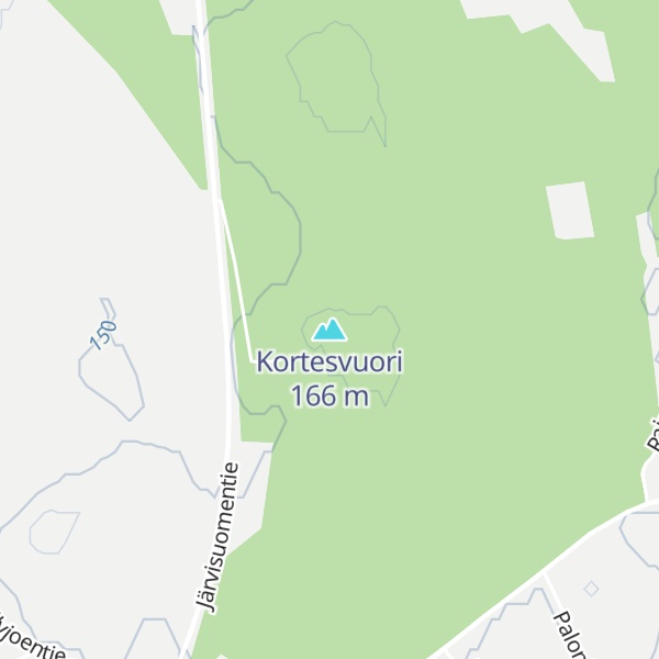 Map of Kortesvuori