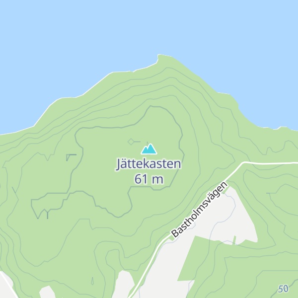 Map of Jättekasten