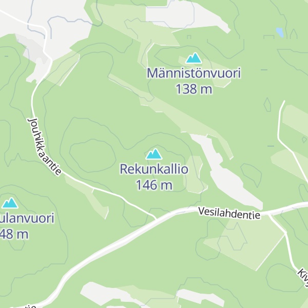 Map of Rekunkallio