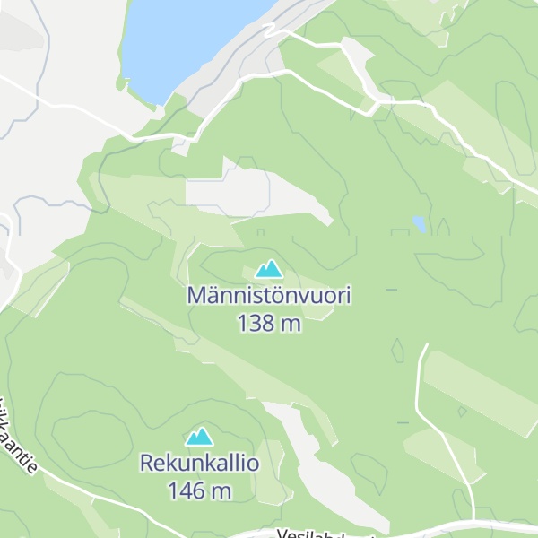 Map of Männistönvuori