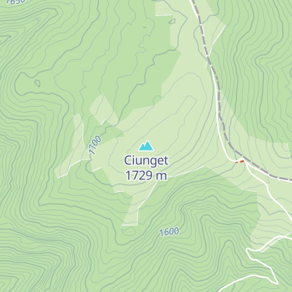 Map of Ciunget