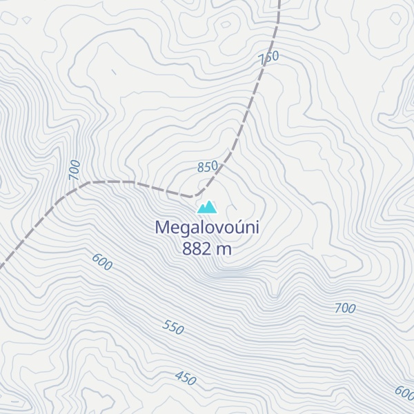 Map of Megalovoúni