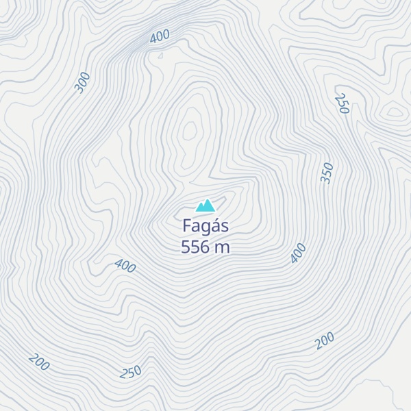 Map of Fagás