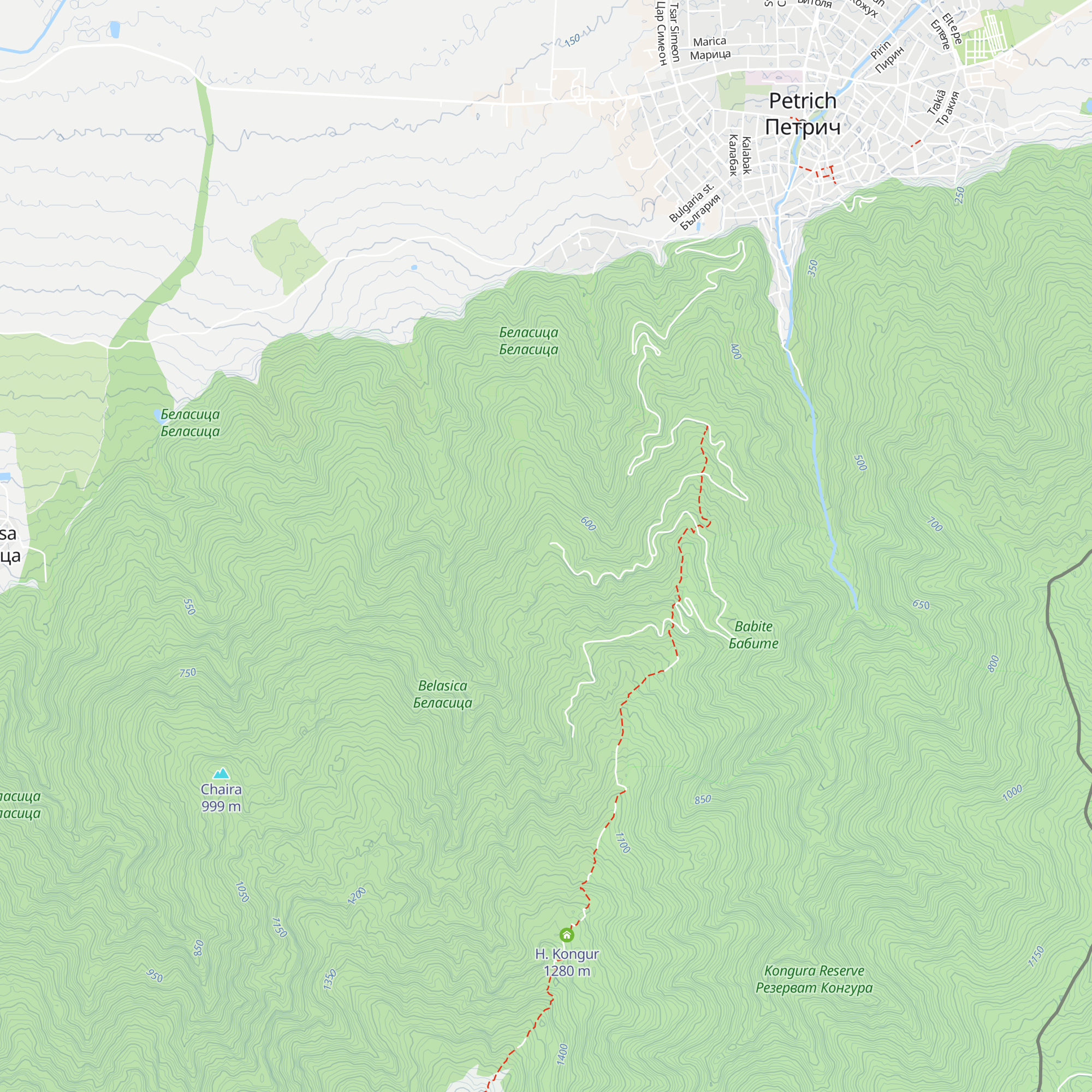 H. Belasica map