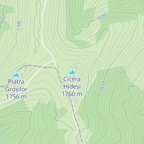 Map of Cicera Hideși