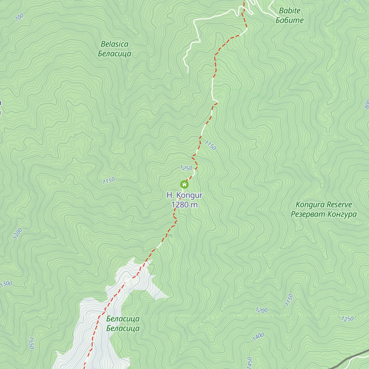 H. Kongur map