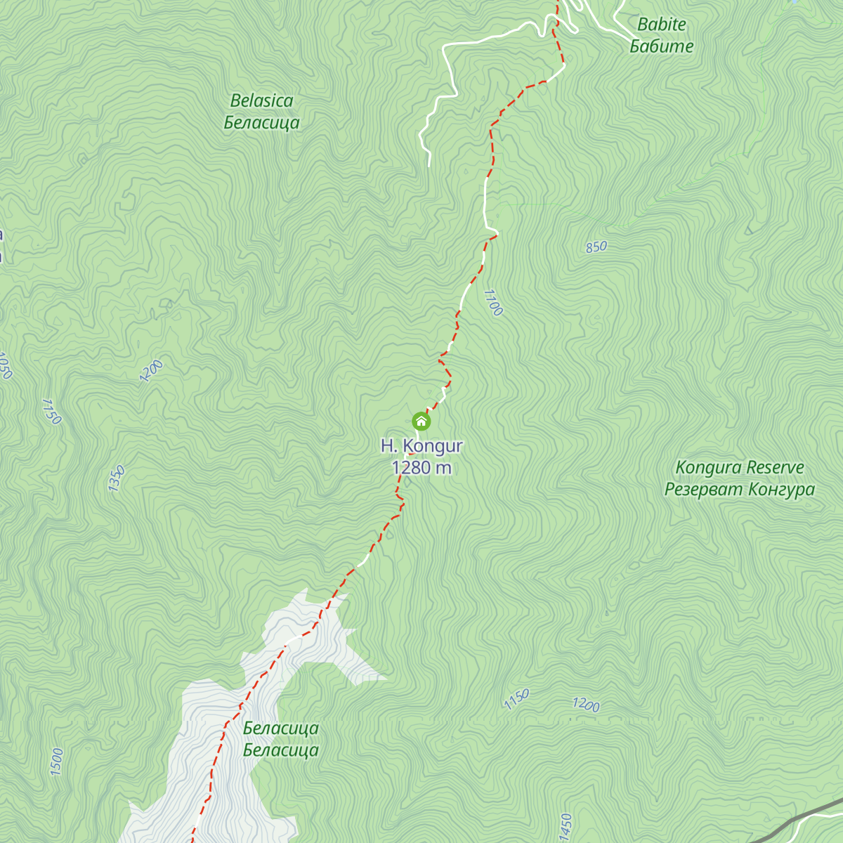 H. Kongur map