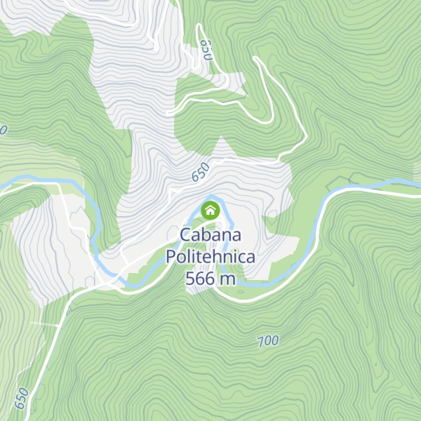 Map of Cabana Politehnica