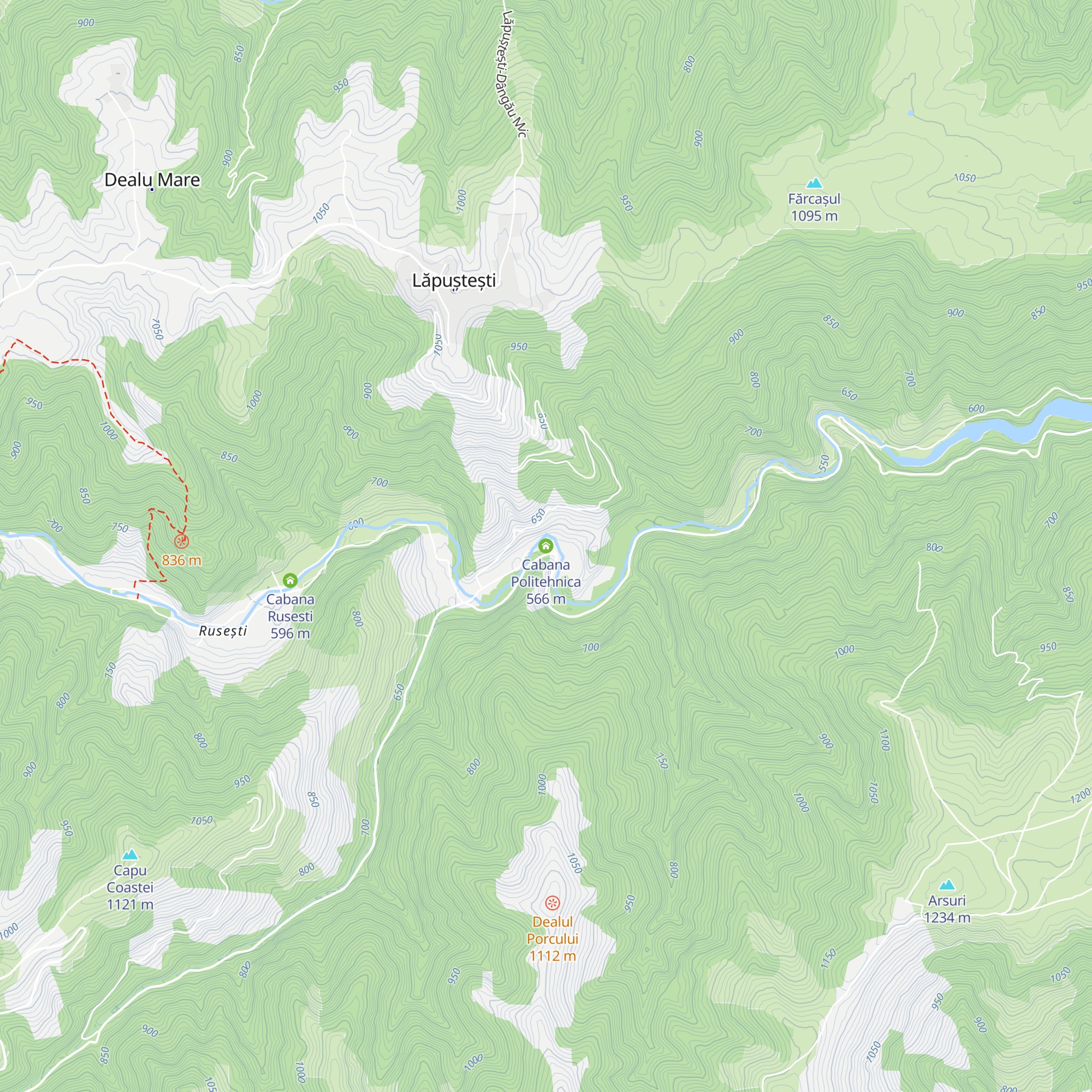 Cabana Politehnica map