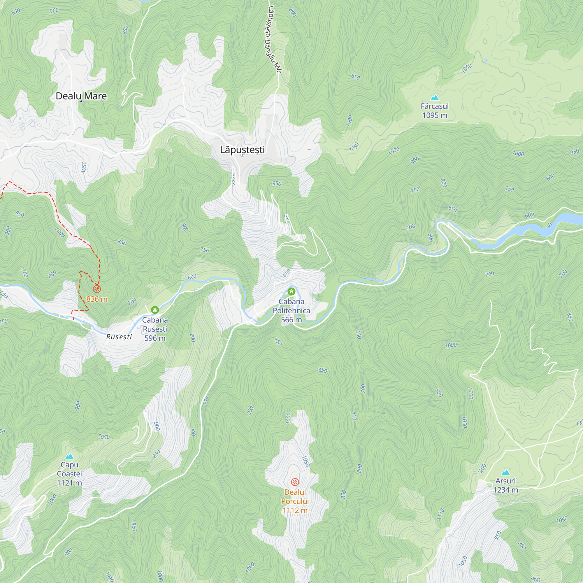 Cabana Politehnica map