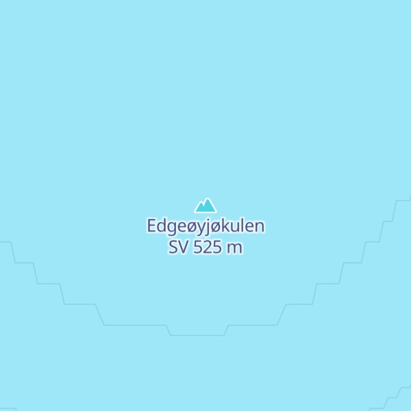 Map of Edgeøyjøkulen SV