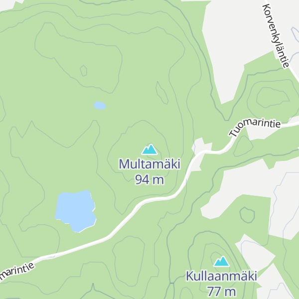 Map of Multamäki