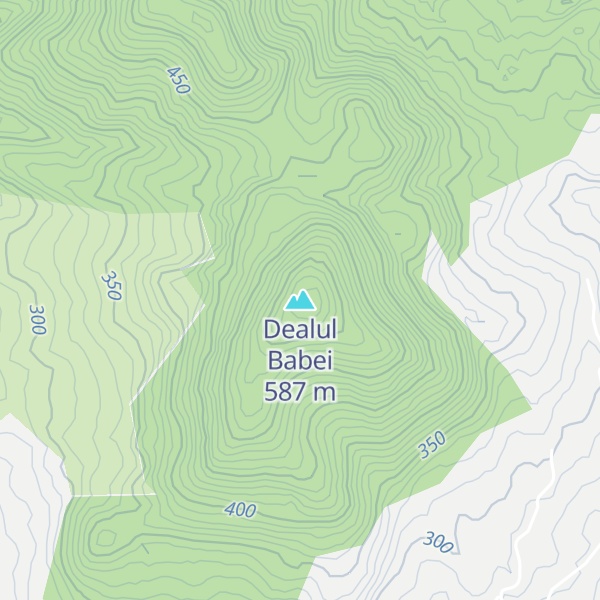 Map of Dealul Babei