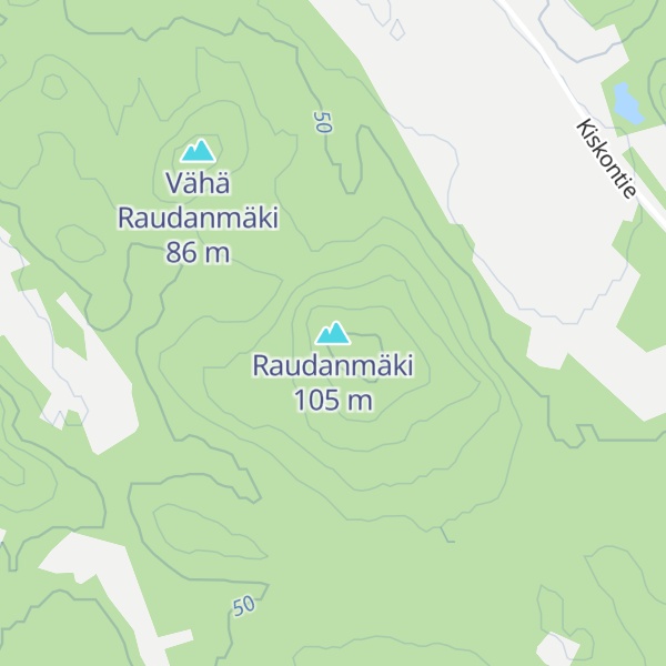 Map of Raudanmäki