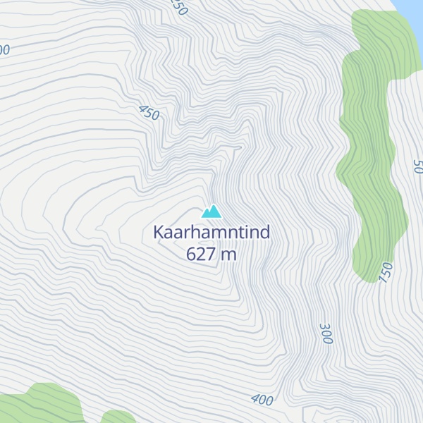 Map of Kaarhamntind