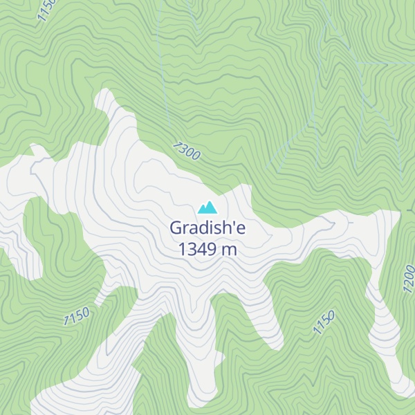 Map of Gradish'e