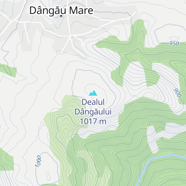 Map of Dealul Dângăului