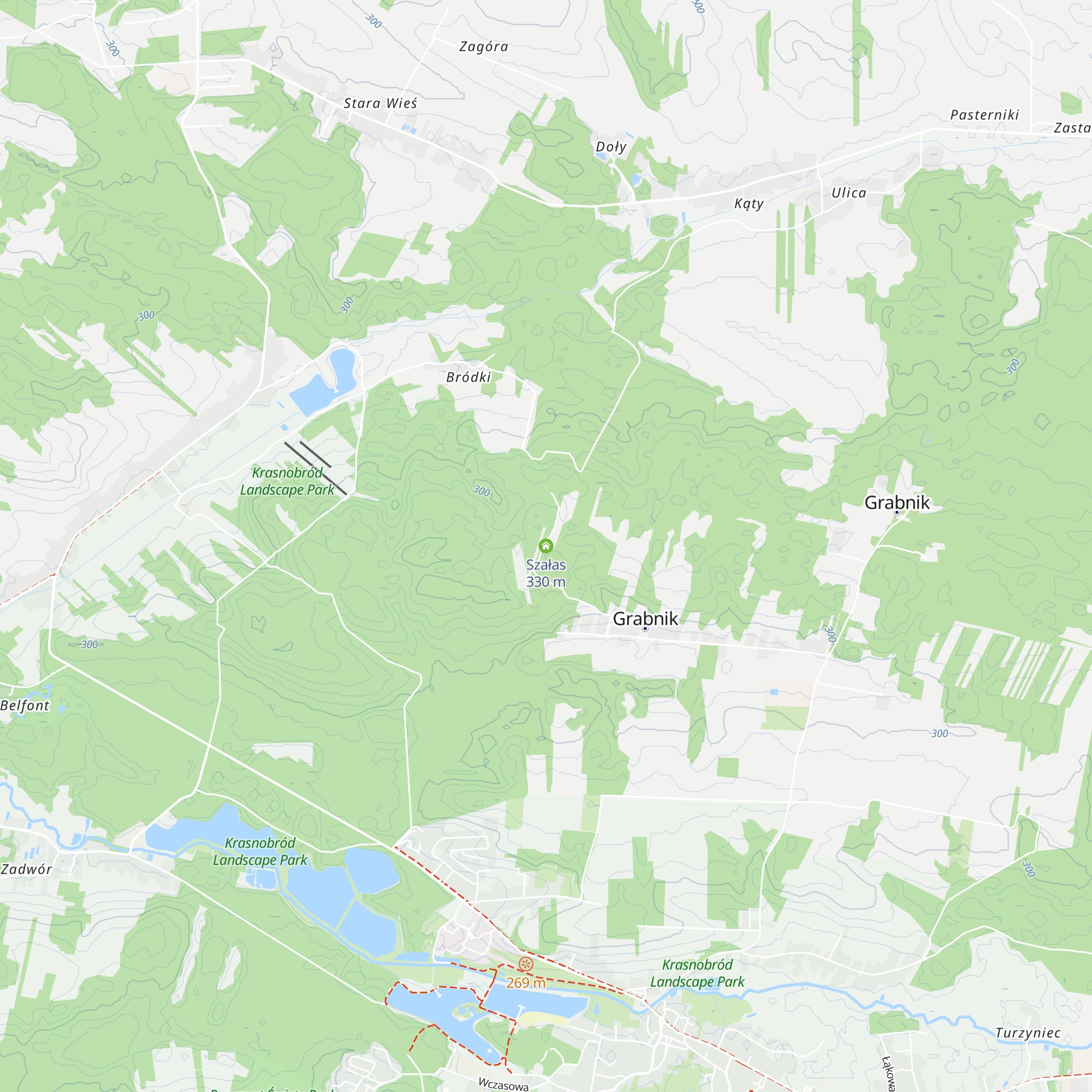 Szałas map