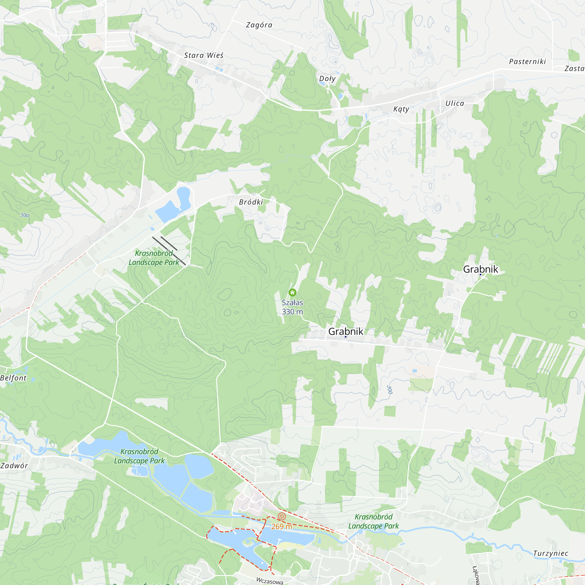 Szałas map