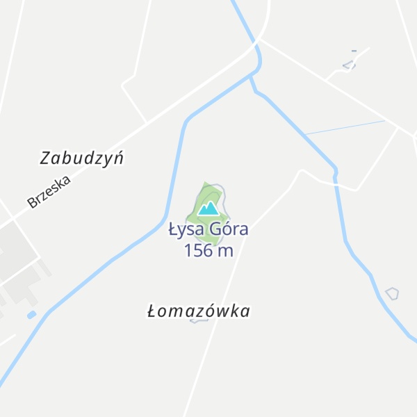 Map of Łysa Góra
