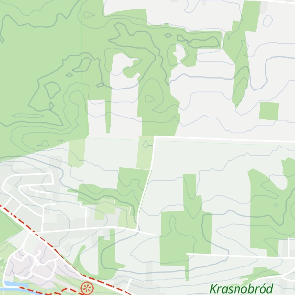 Map of Księża Góra
