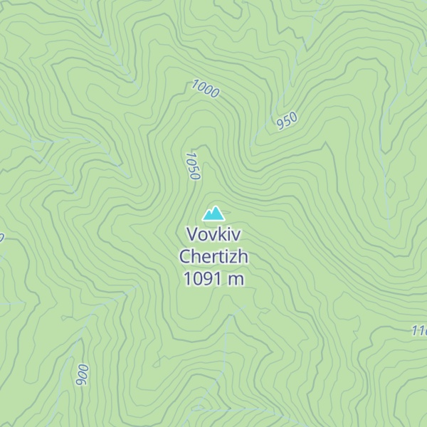 Map of Vovkiv Chertizh