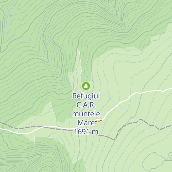 Map of Refugiul C.A.R. muntele Mare