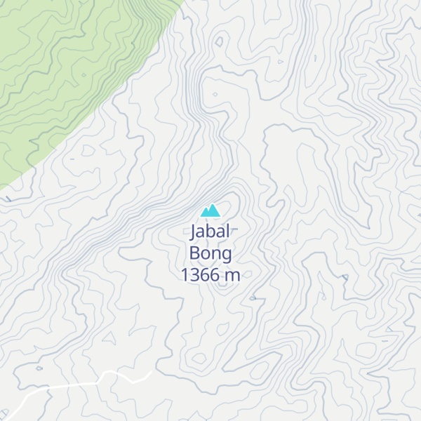 Map of Jabal Bong