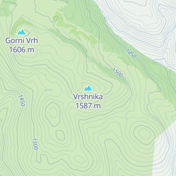 Map of Vrshnika