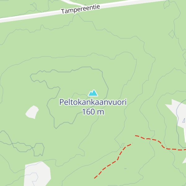 Map of Peltokankaanvuori