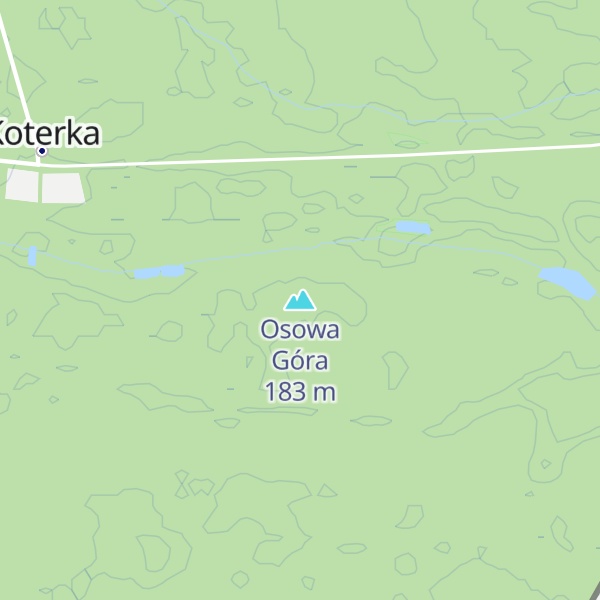Map of Osowa Góra