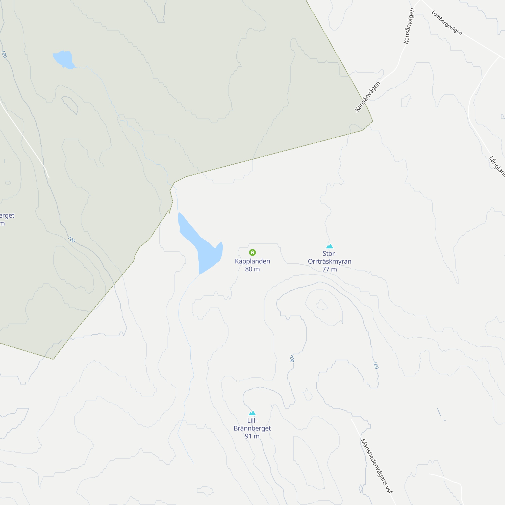 Kapplanden map