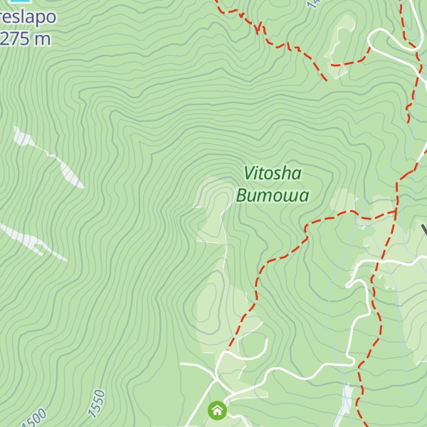 Map of Vladaiski Cherni Vrh