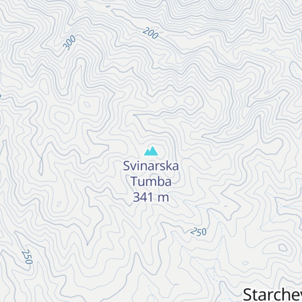 Map of Svinarska Tumba