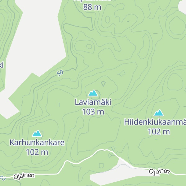Map of Laviamäki