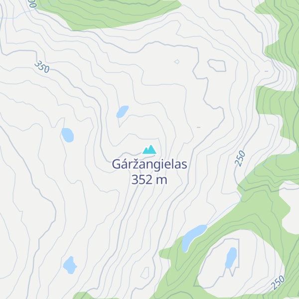 Map of Gáržangielas
