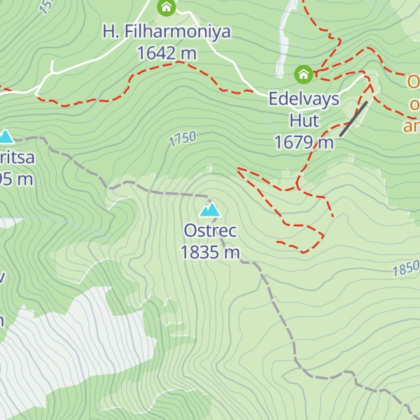 Map of Ostrec