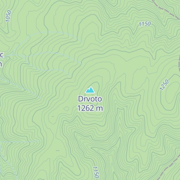 Map of Drvoto