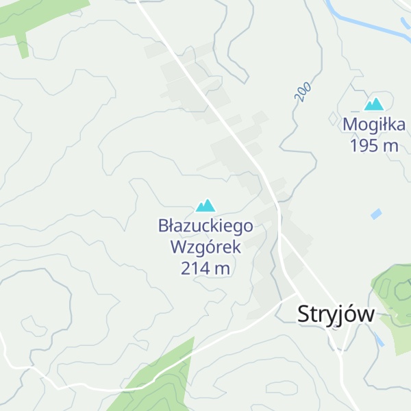 Map of Błazuckiego Wzgórek