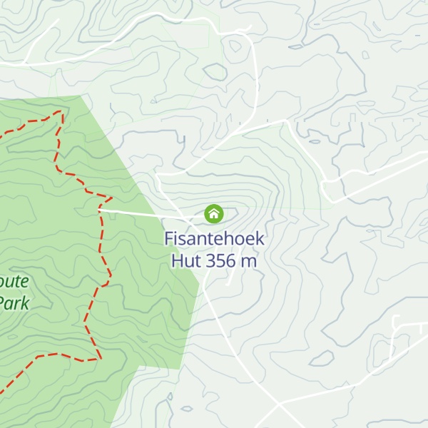 Map of Fisantehoek Hut