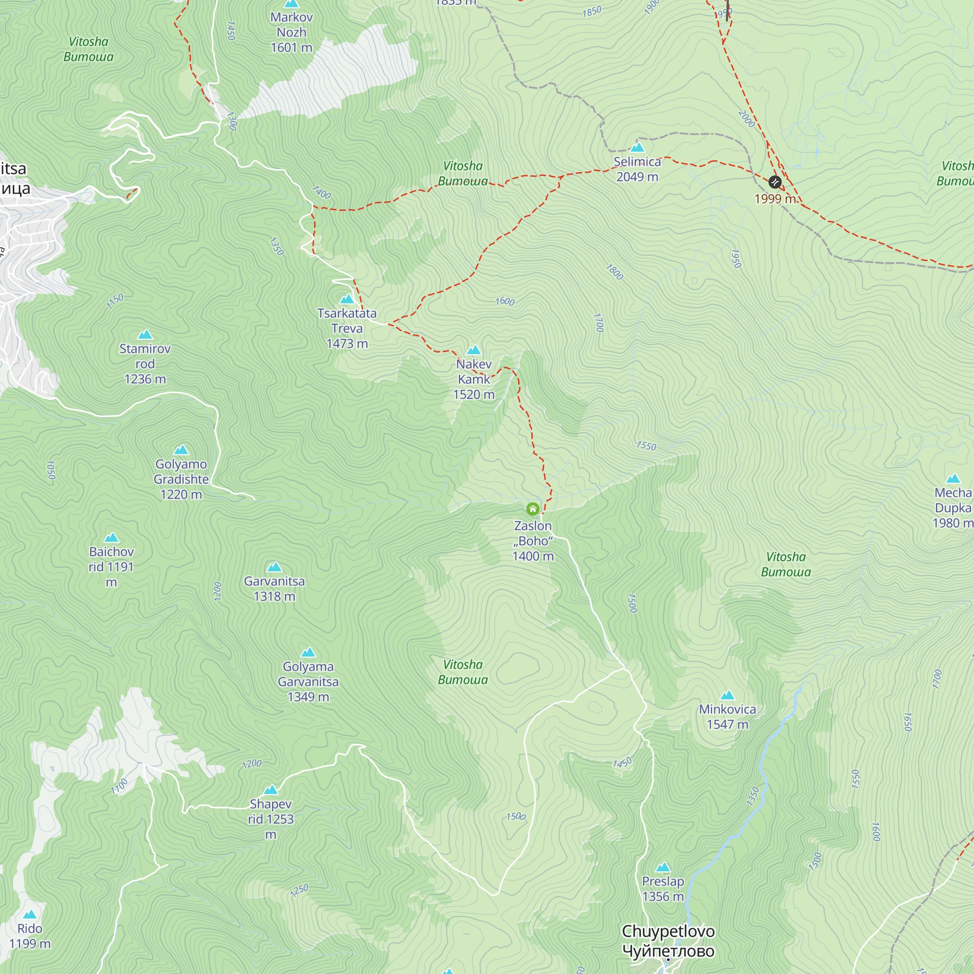 Zaslon „Diviya Bik“ map