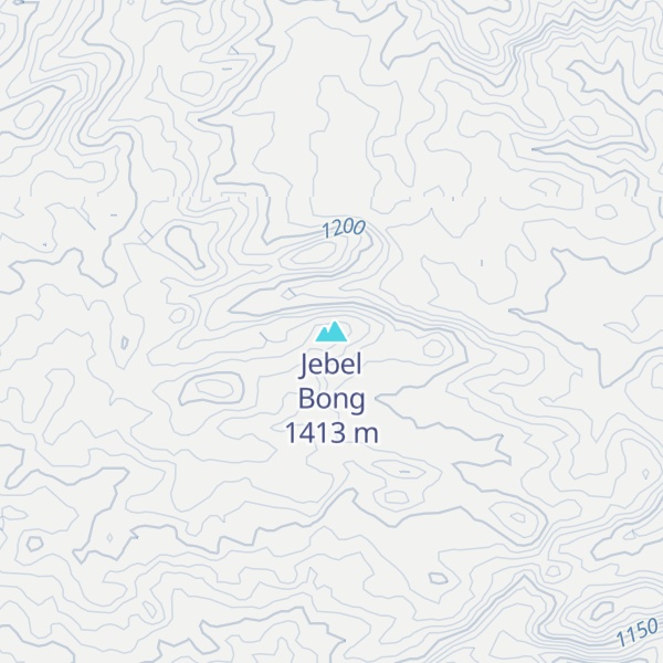 Map of Jebel Bong