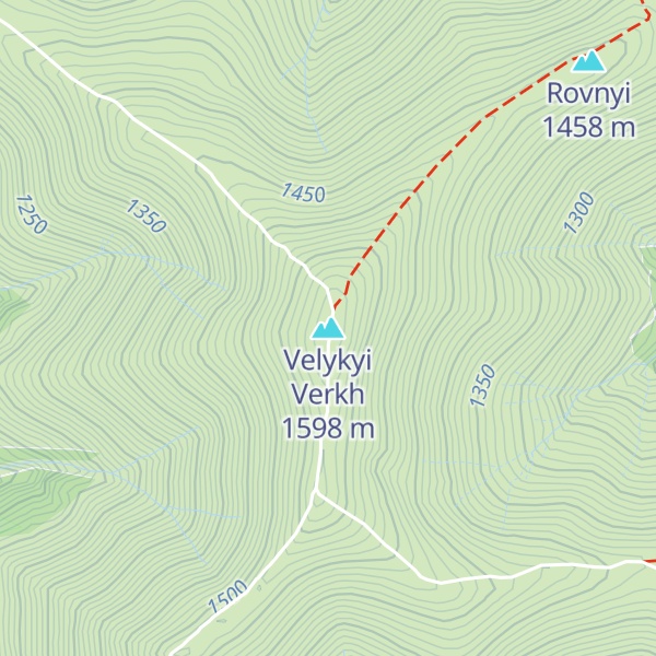 Map of Velykyi Verkh