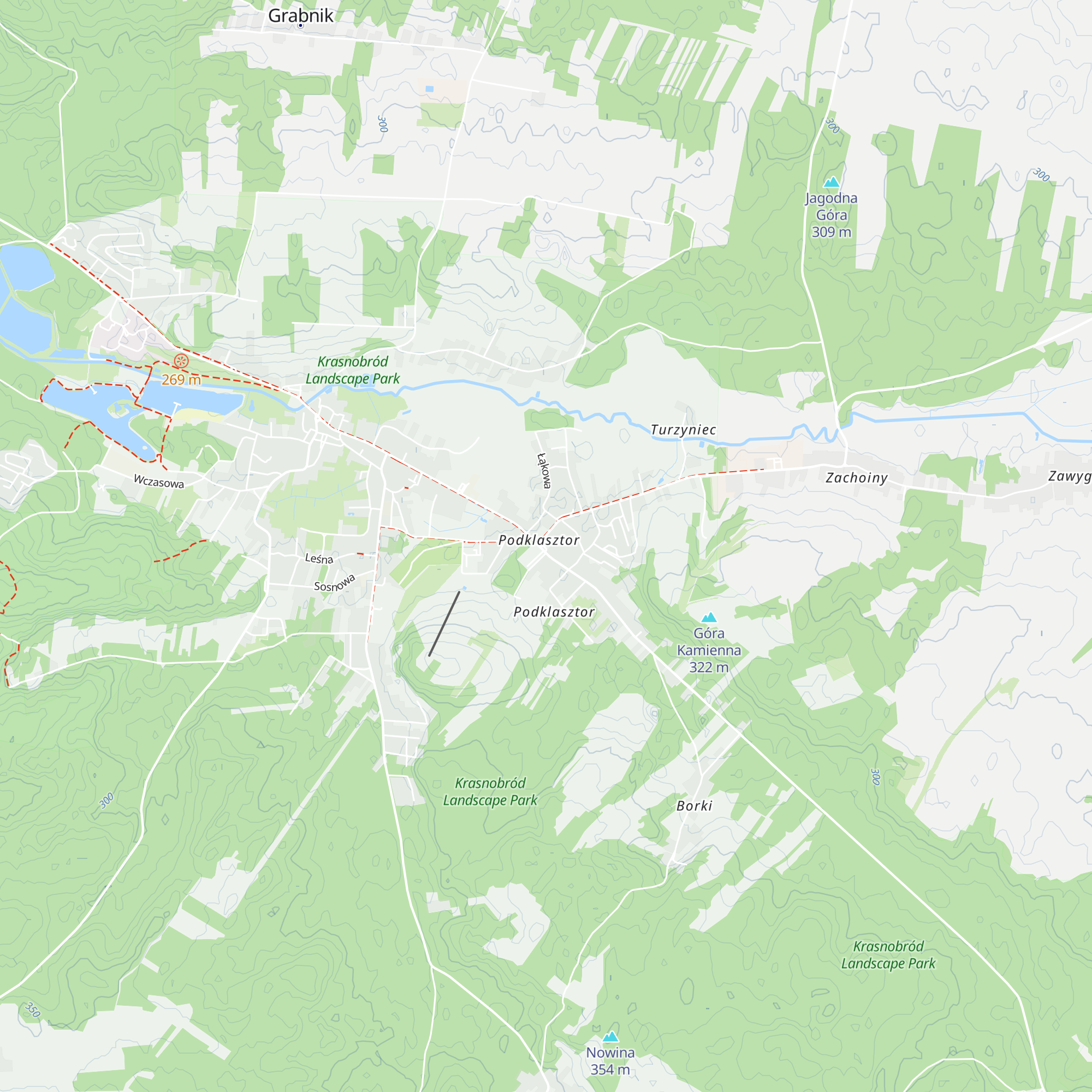 Punkt informaji turystycznej map