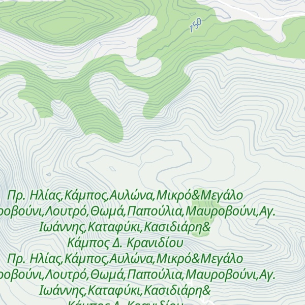 Map of Mavrovoúni