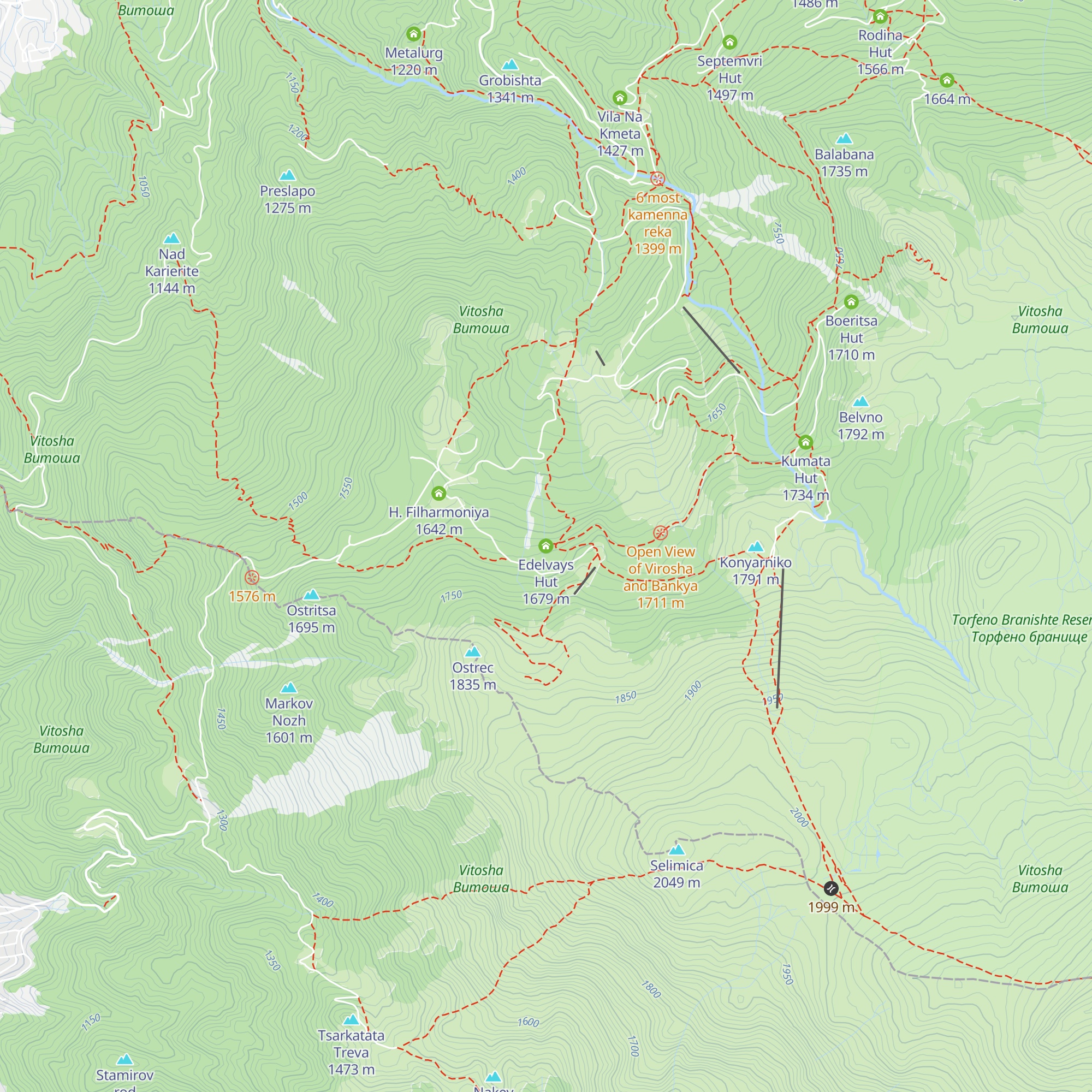 Edelvays Hut map
