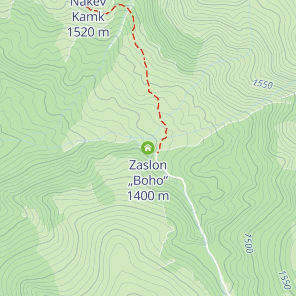Map of Zaslon „Boho“