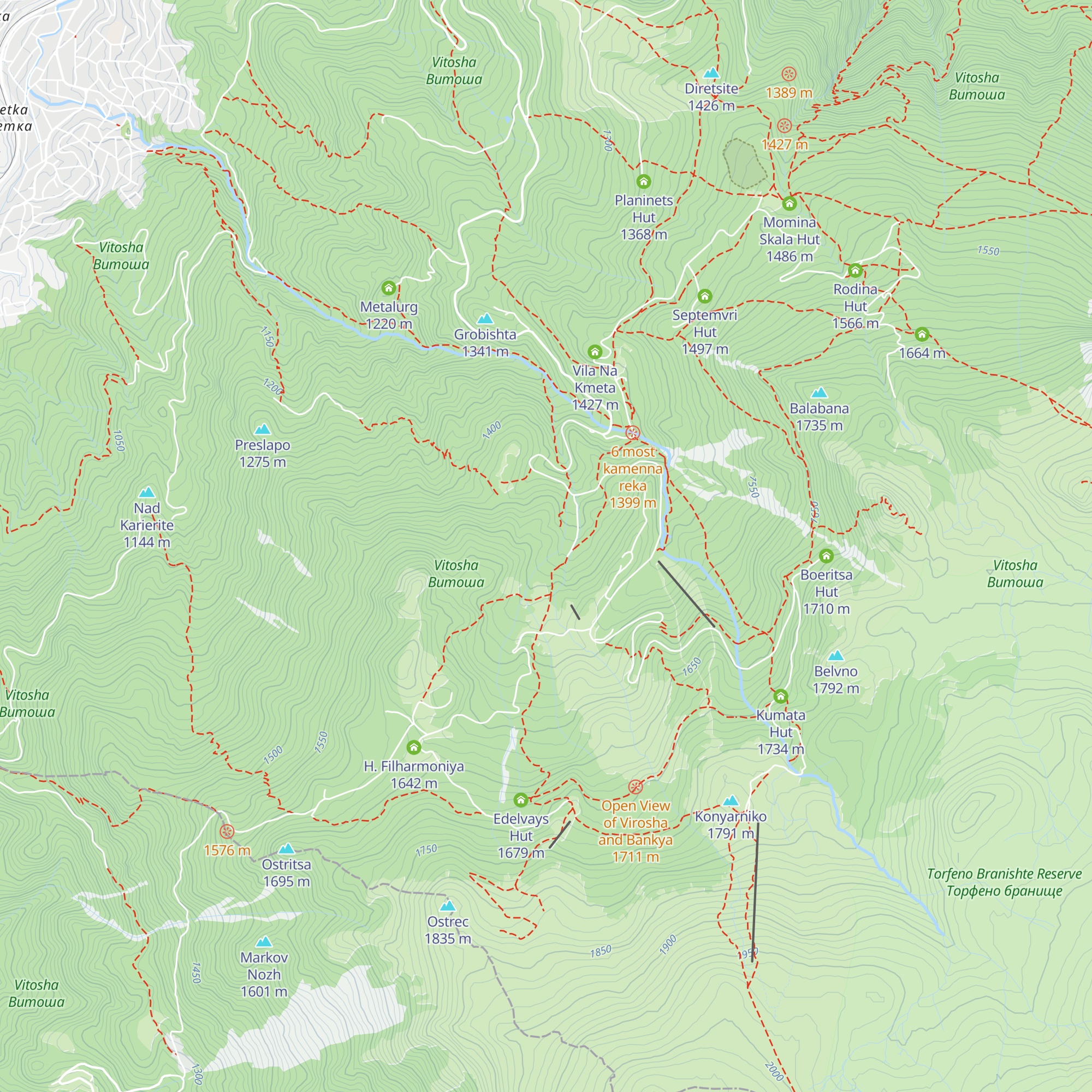 H. Artistite map