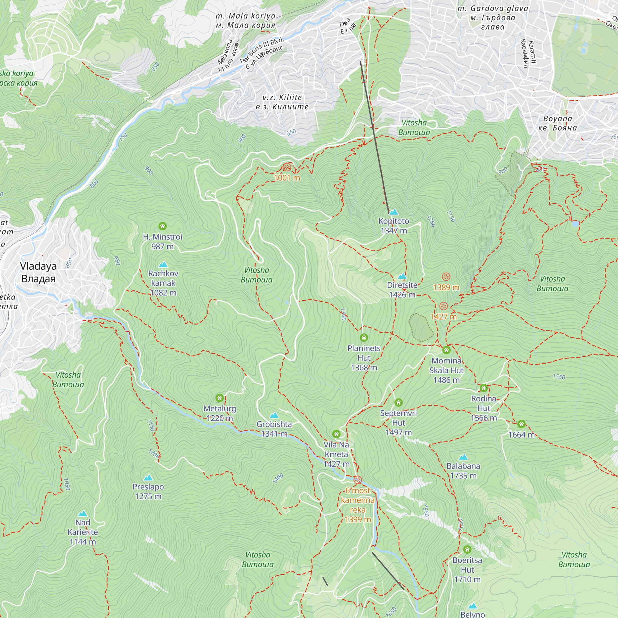 Hizha Na Gorsko Stopanstvo map