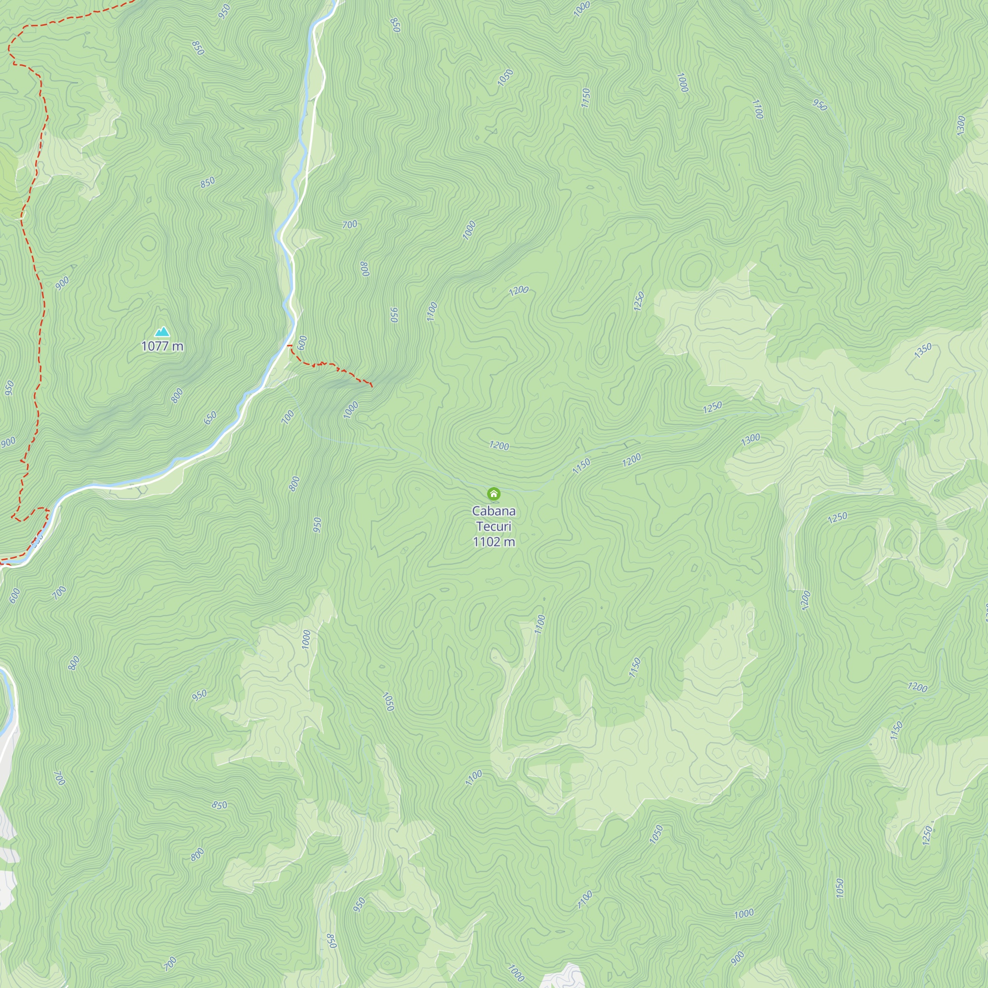 Cabana Tecuri map